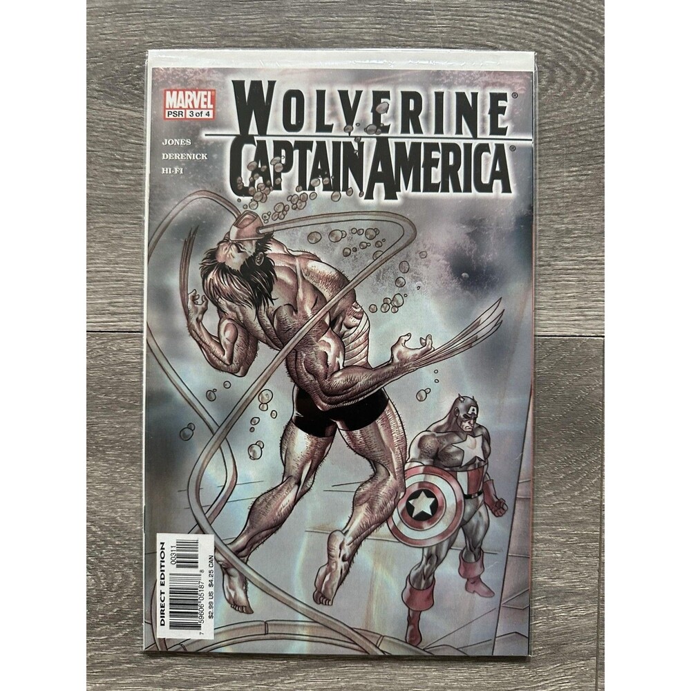 Marvel Wolverine Captain America #3 Single Issue Comic Variant Cover Color